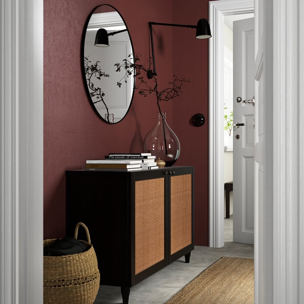 KABBARP leg, black, 5 cm, 2 pack