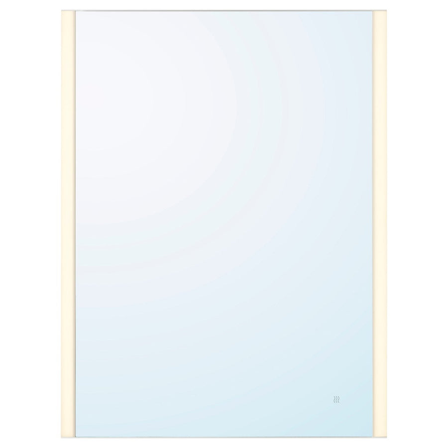 KÄRRSJÖN mirror with integrated lighting, anti-fog, 60x80 cm
