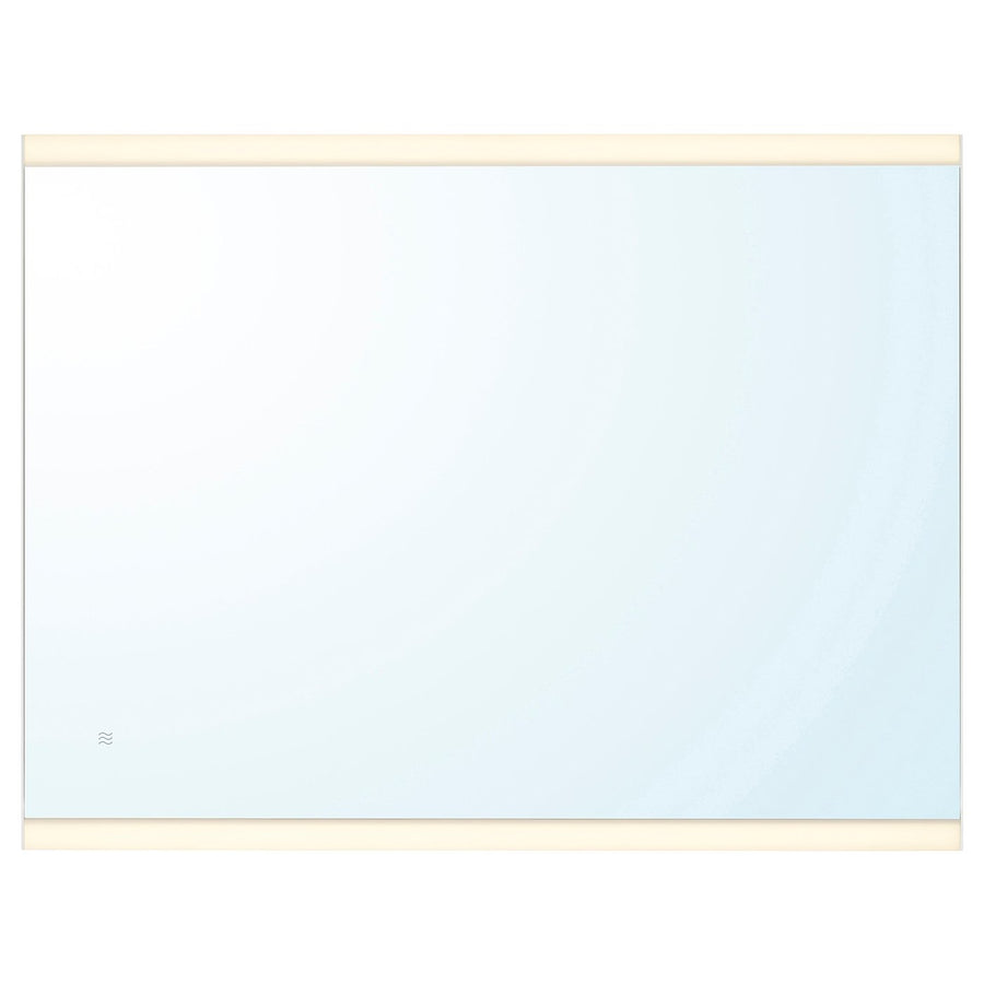 KÄRRSJÖN mirror with integrated lighting, anti-fog, 60x80 cm