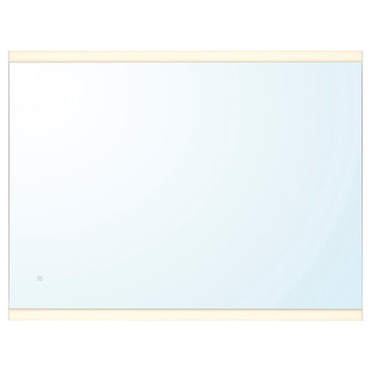 KÄRRSJÖN mirror with integrated lighting, anti-fog, 60x80 cm