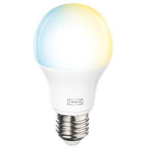 KAJPLATS LED bulb E27 470 lumen, smart white spectrum/globe/opal white, 60 mm