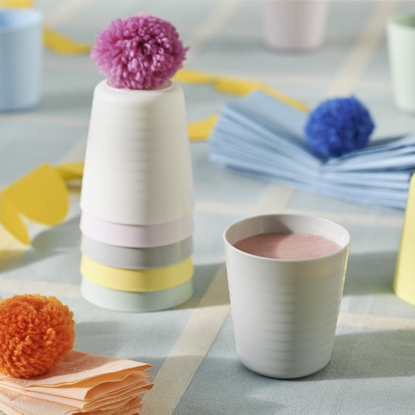 KALAS mug, mixed colours, 6 pack