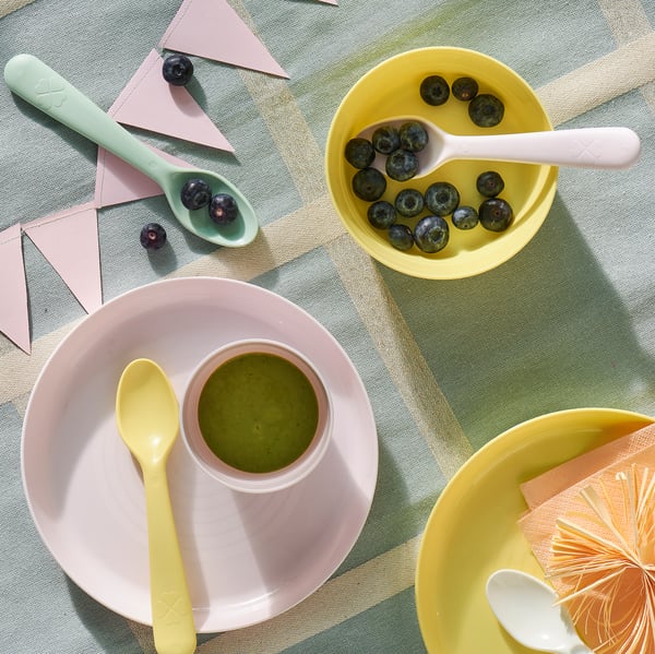 KALAS spoon, mixed colours, 4 pack