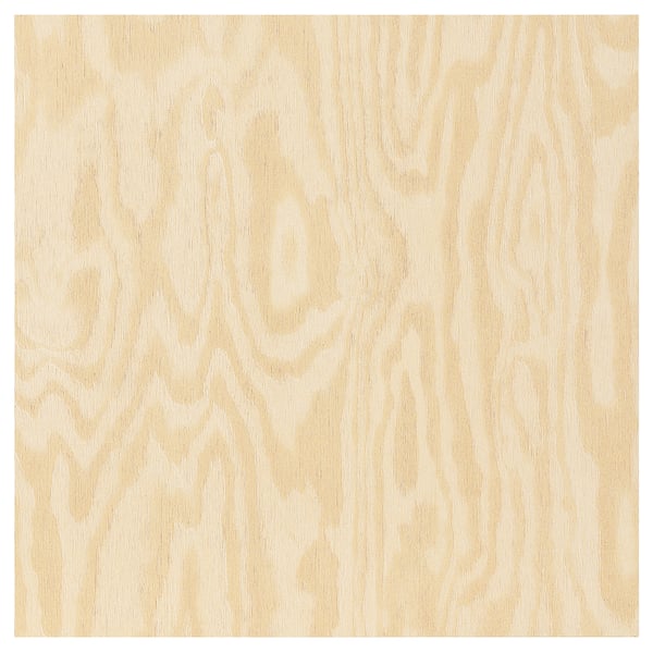 KALBÅDEN door with hinges, lively pine effect, 40x40 cm