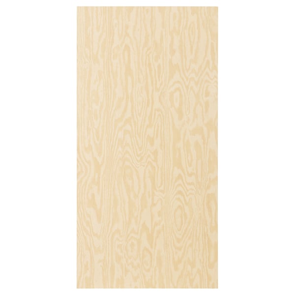 KALBÅDEN door with hinges, lively pine effect, 60x120 cm