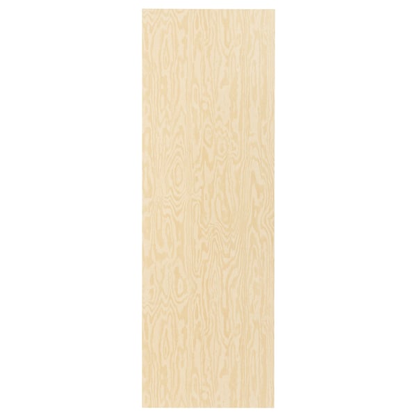 KALBÅDEN door with hinges, lively pine effect, 60x180 cm