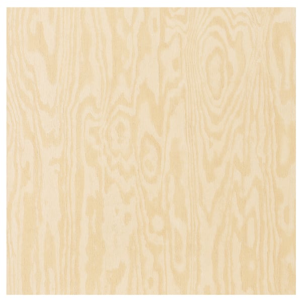 KALBÅDEN door with hinges, lively pine effect, 60x60 cm