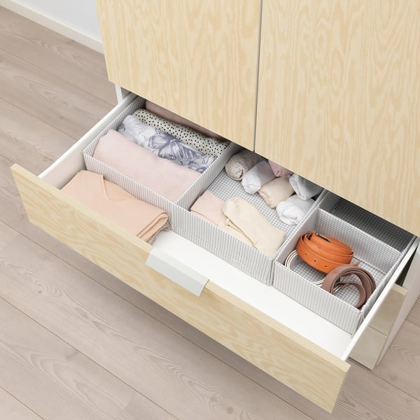 KALBÅDEN drawer, white/lively pine effect, 80x57x20 cm