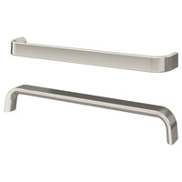 KALERUM handle, stainless steel colour, 266 mm, 2 pack