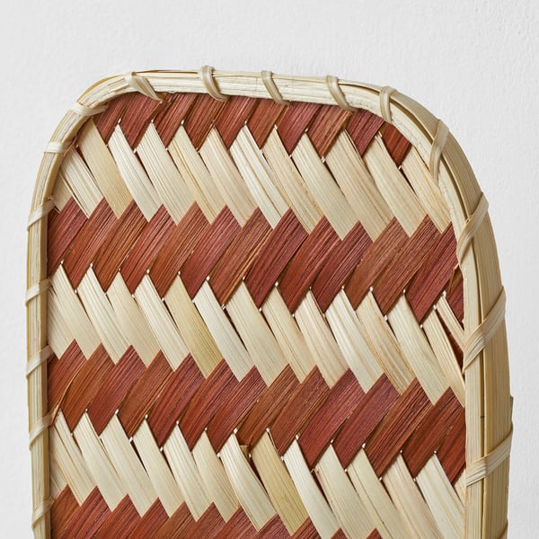 KALKKÄRR decoration set of 3, bamboo/pine