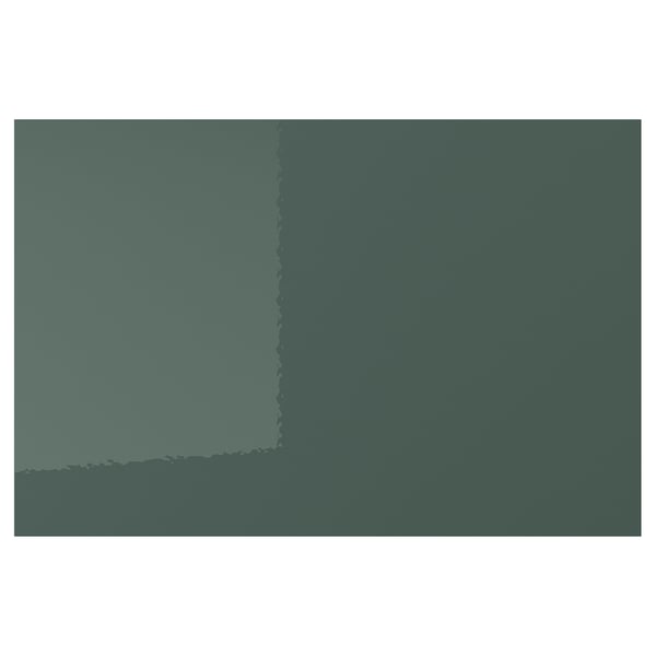 KALLARP drawer front, high-gloss dark grey-green, 60x40 cm