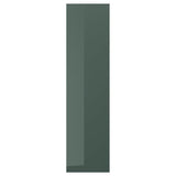 KALLARP cover panel, high-gloss dark grey-green, 62x240 cm