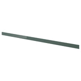 KALLARP plinth, high-gloss dark grey-green, 220x8 cm