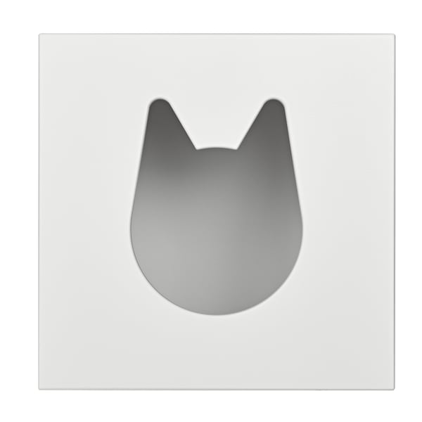 KALLAX cat house, white, 33x33 cm