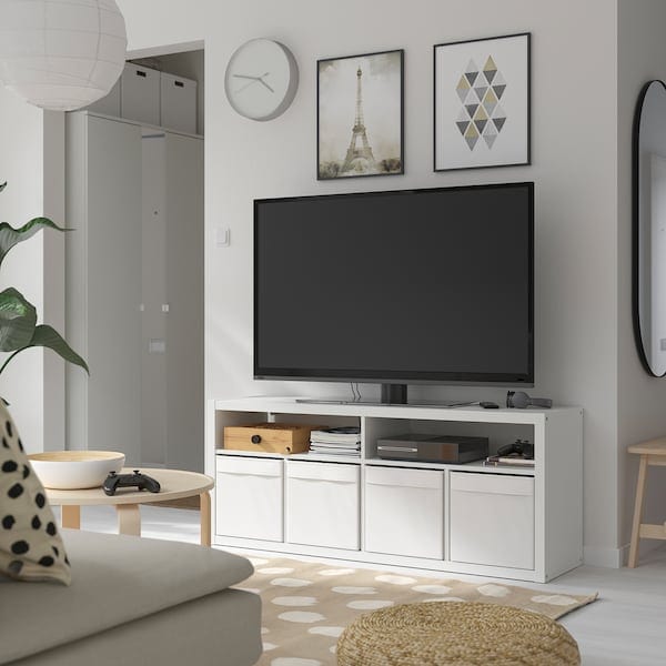 Ikea KALLAX - TV bench, white, 147x60 cm