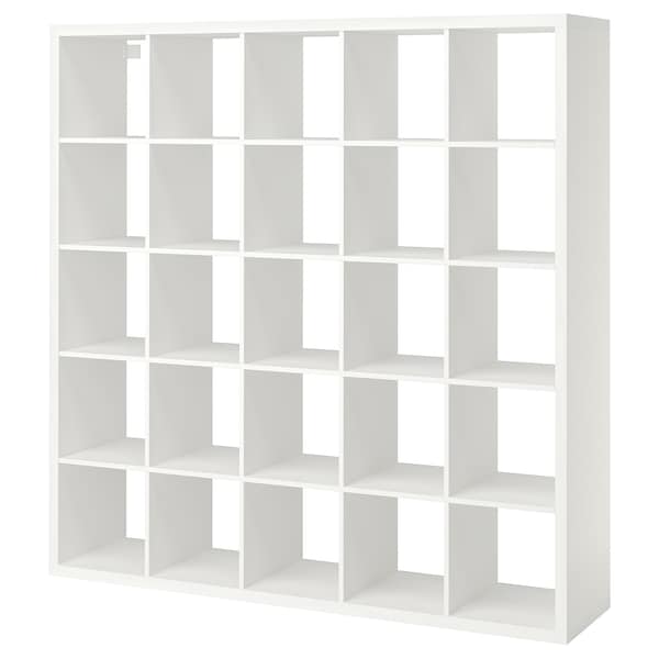 Ikea KALLAX - Shelving unit, white, 182x182 cm
