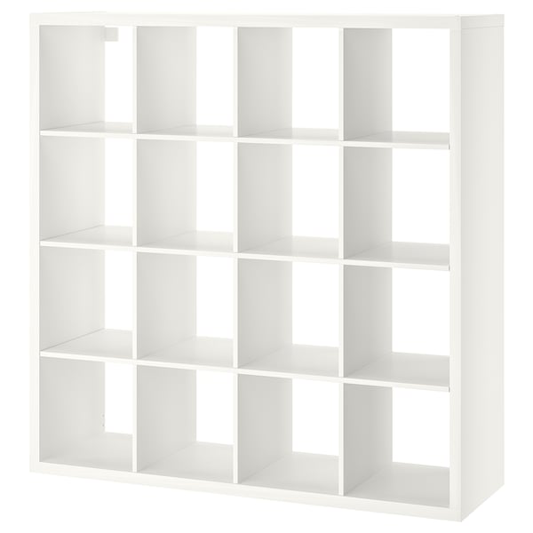 KALLAX shelving unit, white, 147x147 cm