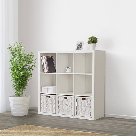 KALLAX shelving unit, white, 112x112 cm