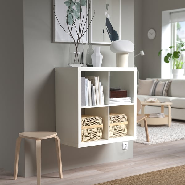 KALLAX shelving unit, white, 77x77 cm