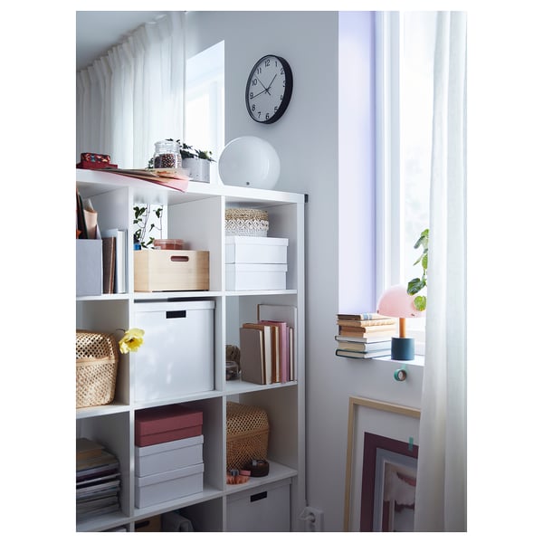 KALLAX shelving unit, white, 147x147 cm