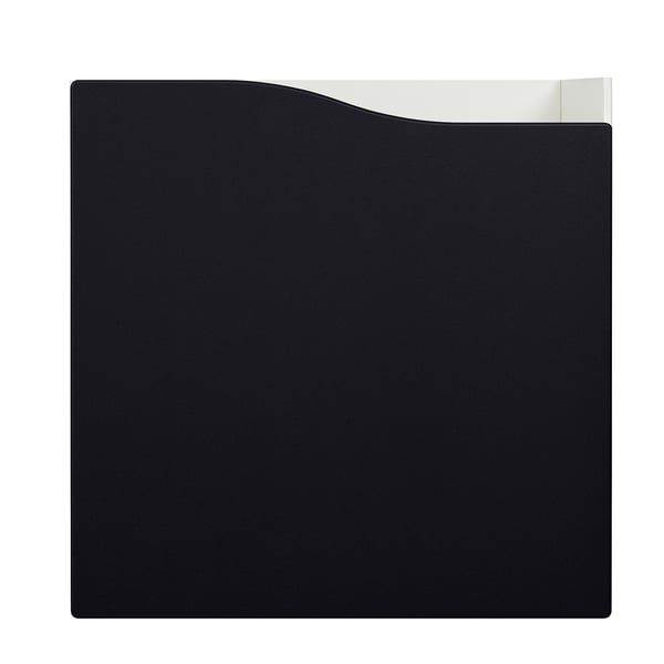 KALLAX insert with door, wave shaped/blackboard surface, 33x33 cm
