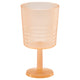 KALLSINNIG wine glass, plastic/orange, 32 cl
