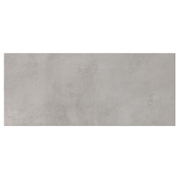 KALLVIKEN drawer front, light grey concrete effect, 60x26 cm