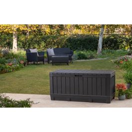 KENTWOOD WOOD EFFECT RESIN BAULE CM.128x53.6x59h -350 LT