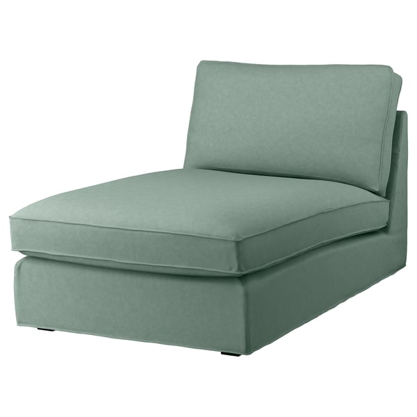 KIVIK chaise longue, Tallmyra light green, 90x83x163 cm
