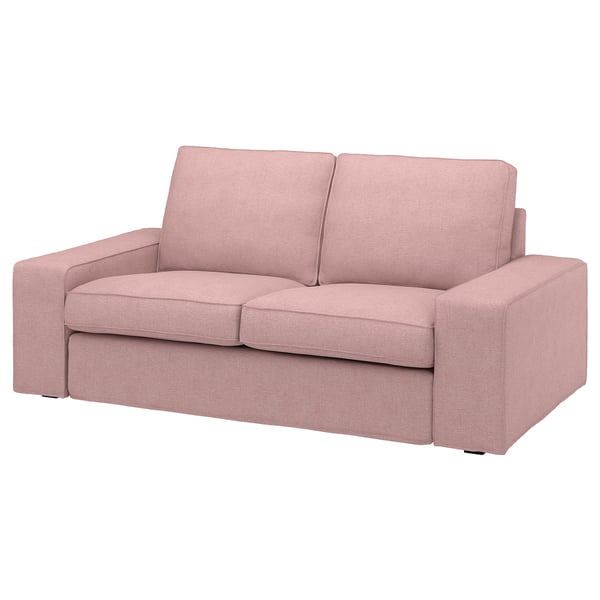 KIVIK 2-seat sofa, Gunnared light brown-pink, 140x83x95 cm
