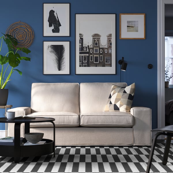 KIVIK 2-seat sofa, Tresund light beige, 140x83x95 cm