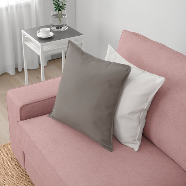 KIVIK 3-seat sofa with chaise longue, Gunnared light brown-pink, 280x83x163 cm