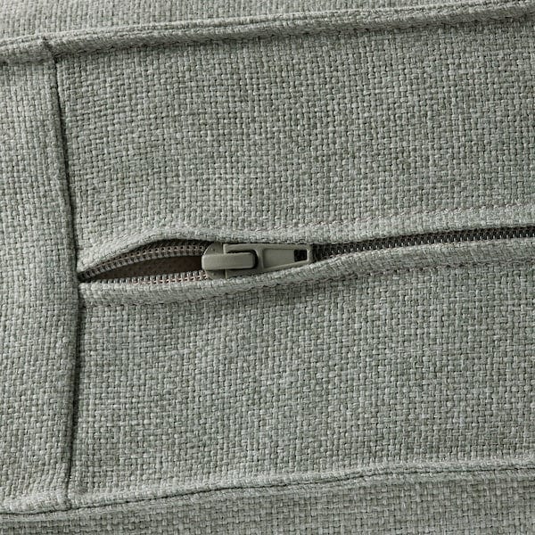 Ikea KIVIK - 3-seater sofa with chaise-longue, Gunnared light green ,