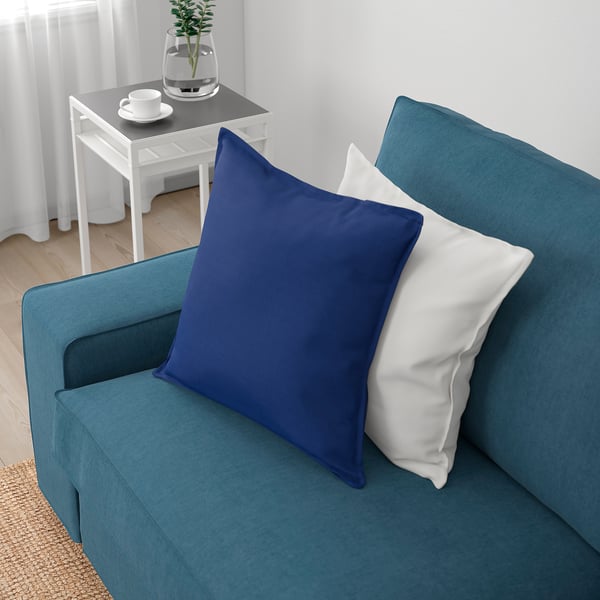 KIVIK 3-seat sofa with chaise longue, Tallmyra blue, 280x83x163 cm
