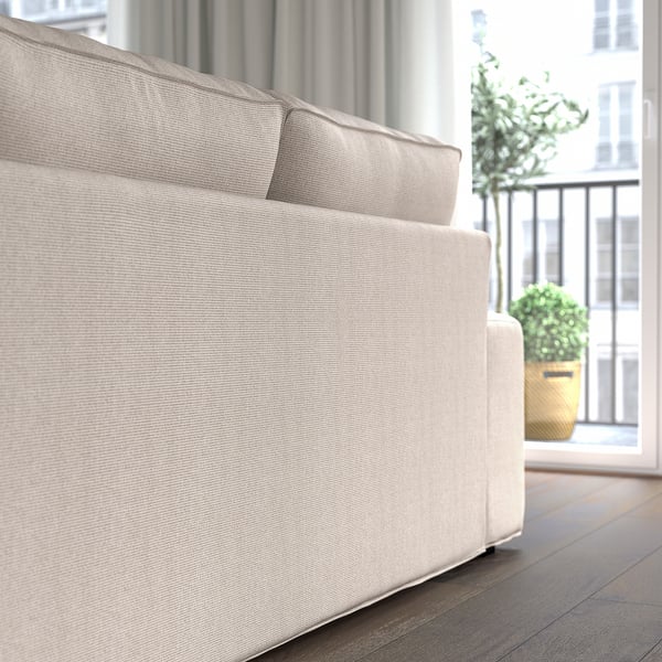 KIVIK 3-seat sofa, Tresund light beige, 180x83x95 cm