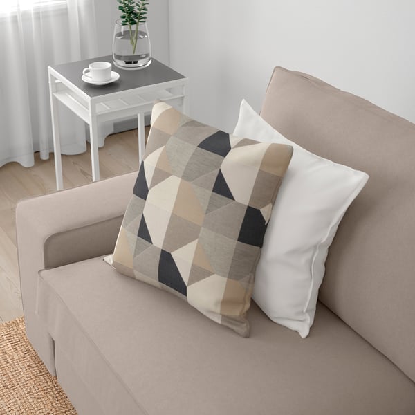 KIVIK corner sofa, 5-seat w chaise longue, Tallmyra beige, 24x83x95 cm
