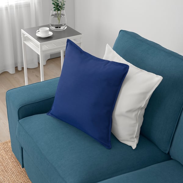 KIVIK corner sofa, 5-seat w chaise longue, Tallmyra blue, 24x83x95 cm
