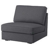 KIVIK 1-seat sofa-bed, Gunnared medium grey, 90x86x97 cm