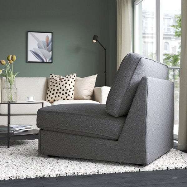Ikea KIVIK - 1-seater sofa bed, Gunnared smoke gray