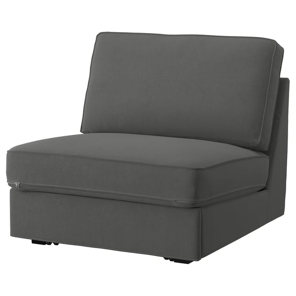 KIVIK 1-seat sofa-bed, Tallmyra medium grey, 197x90 cm
