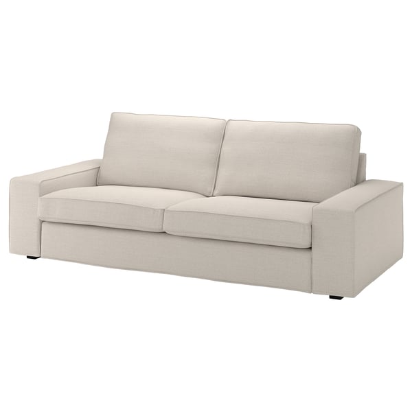 KIVIK cover for 3-seat sofa, Gunnared beige