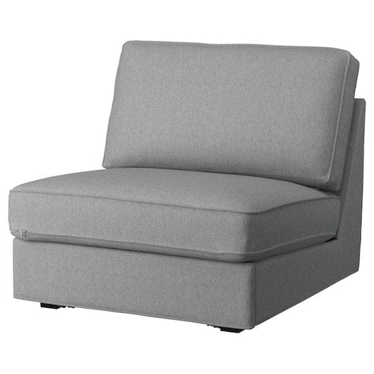 Ikea KIVIK - 1-seater sofa bed cover, Tibbleby beige/grey ,