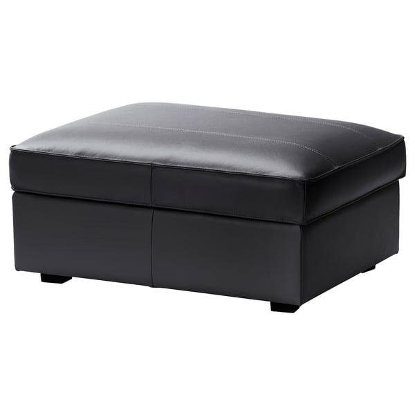 KIVIK footstool, Grann/Bomstad black, 90x43x70 cm