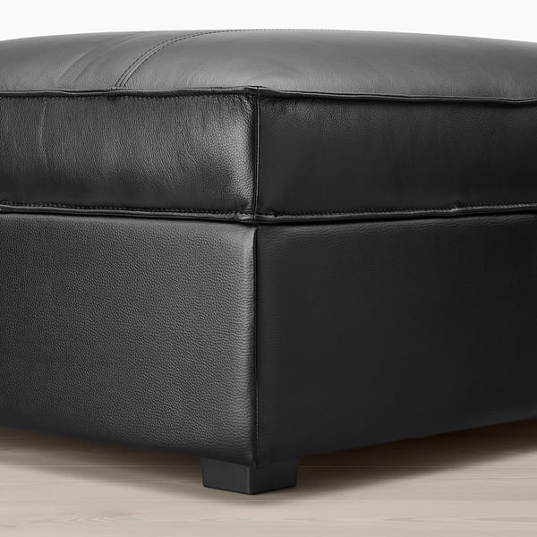 KIVIK footstool, Grann/Bomstad black, 90x43x70 cm