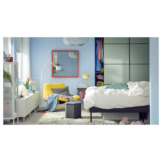 Ikea KJUGE - Ottoman with storage, Knisa dark grey