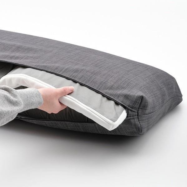 Ikea KLAGSHAMN Back cushion, Skiftebo dark grey ,