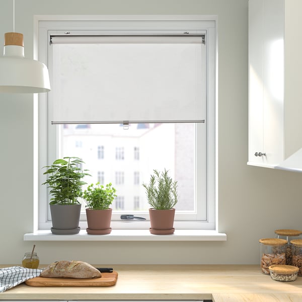 KLAMBY fittings for blinds, white, 3x2 cm, 2 pack