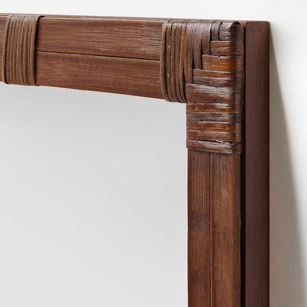Ikea KLIBBAL - Mirror, brown, 47x62 cm