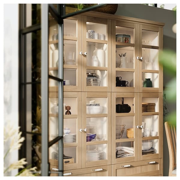 Ikea KLINGSTORP - Knob, off-white/chrome-plated, 30 mm