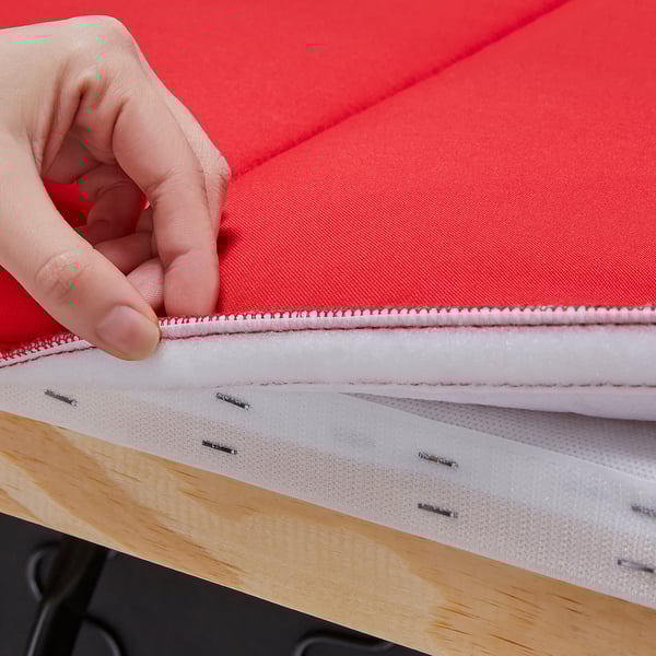 KLIPPAN 2-seat sofa, Långban bright red, 180x11x88 cm